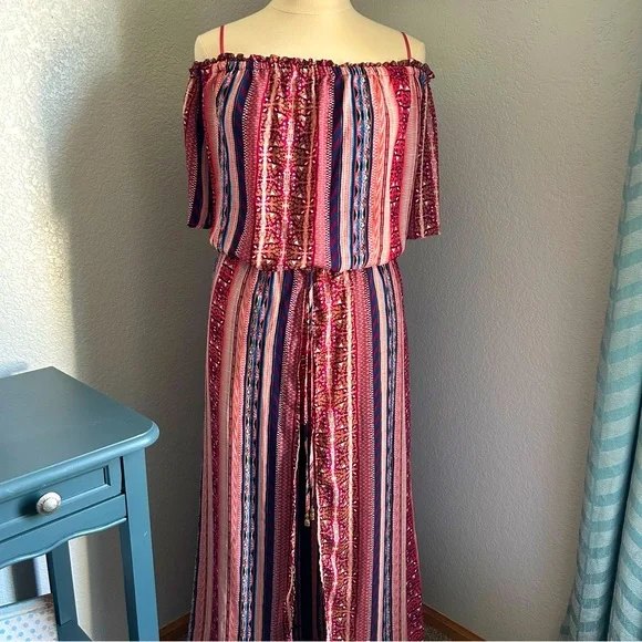 city triangles maxi dress city triangles vintage dress Vintage Chiffon Detail City Triangles Maxi Dress
